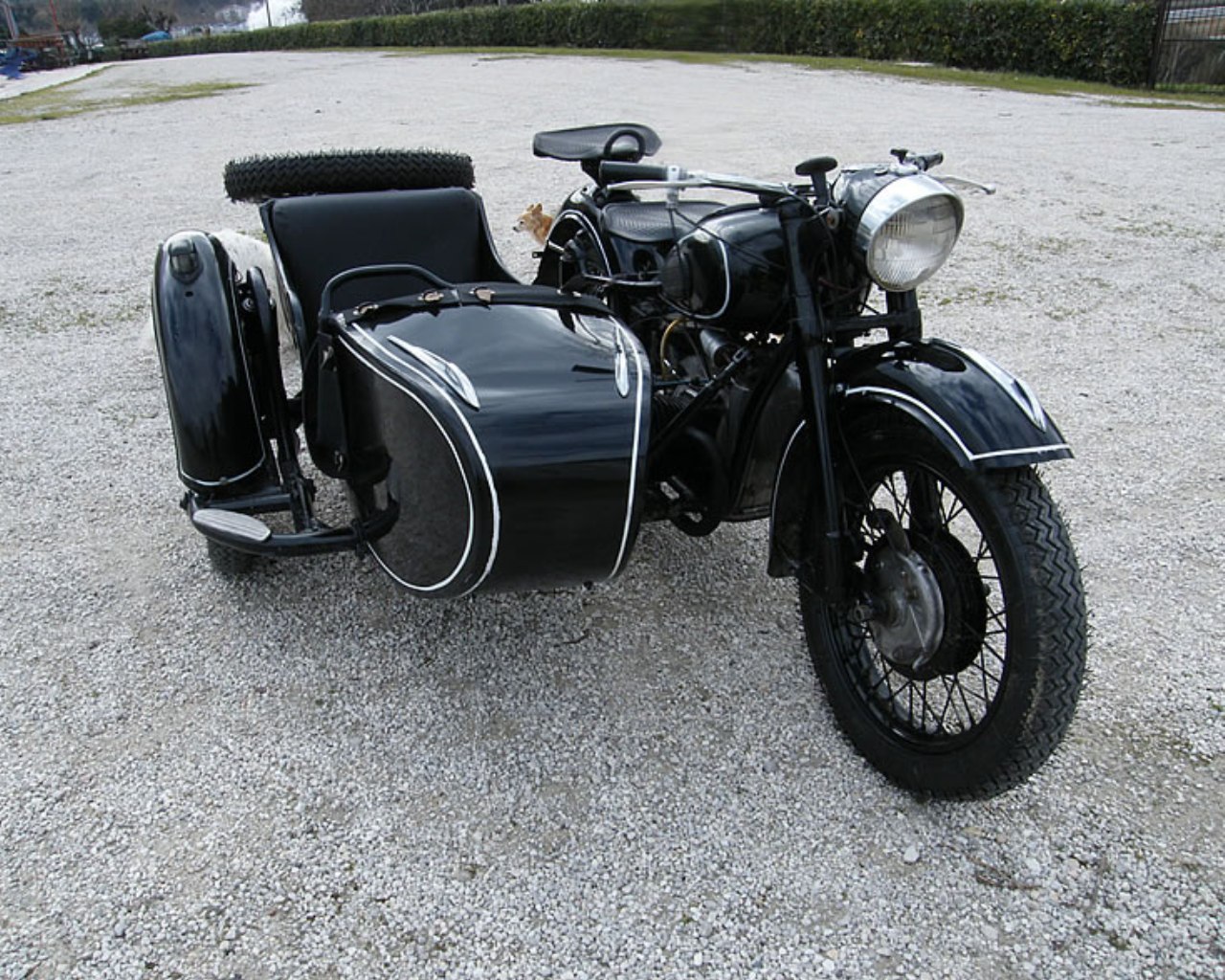 Dnepr MT-12 sidecar 2WD - sidecar matrimonio - sidecar nuziale